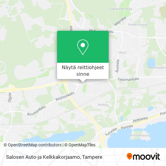 Salosen Auto-ja Kelkkakorjaamo kartta