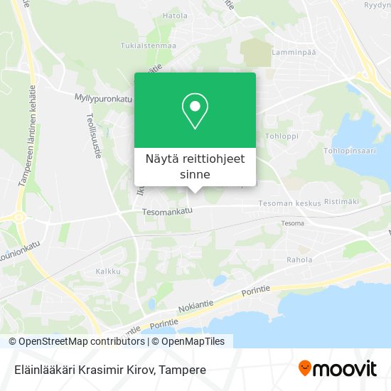 Eläinlääkäri Krasimir Kirov kartta