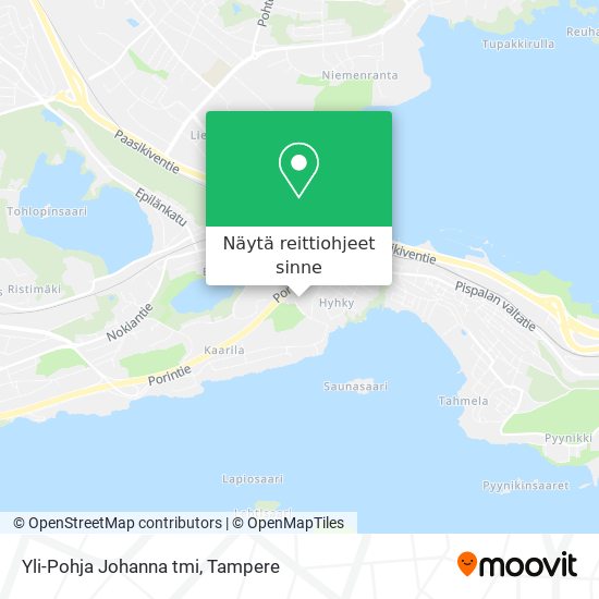 Yli-Pohja Johanna tmi kartta