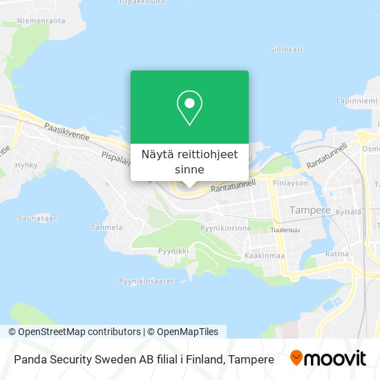 Panda Security Sweden AB filial i Finland kartta