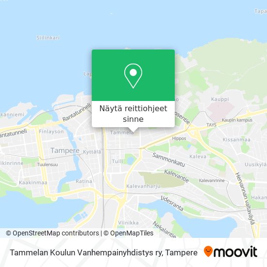 Tammelan Koulun Vanhempainyhdistys ry kartta