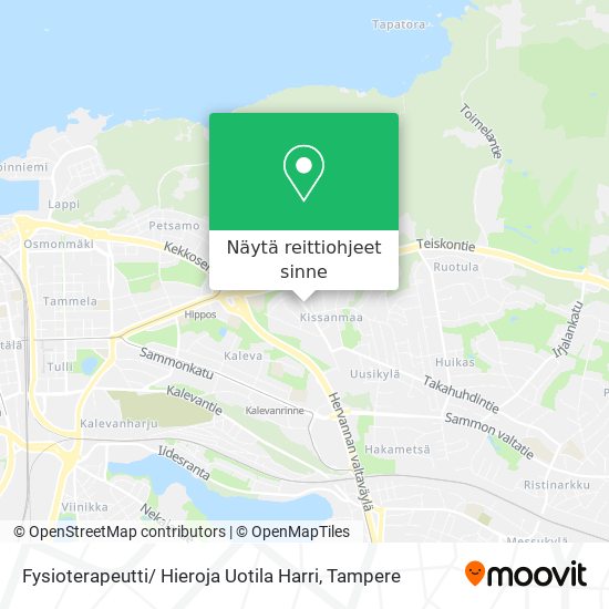 Fysioterapeutti/ Hieroja Uotila Harri kartta