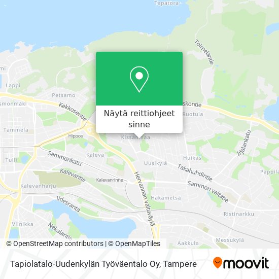 Tapiolatalo-Uudenkylän Työväentalo Oy kartta