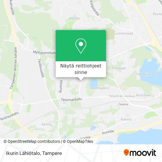 Ikurin Lähiötalo kartta