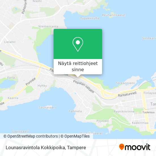 Lounasravintola Kokkipoika kartta