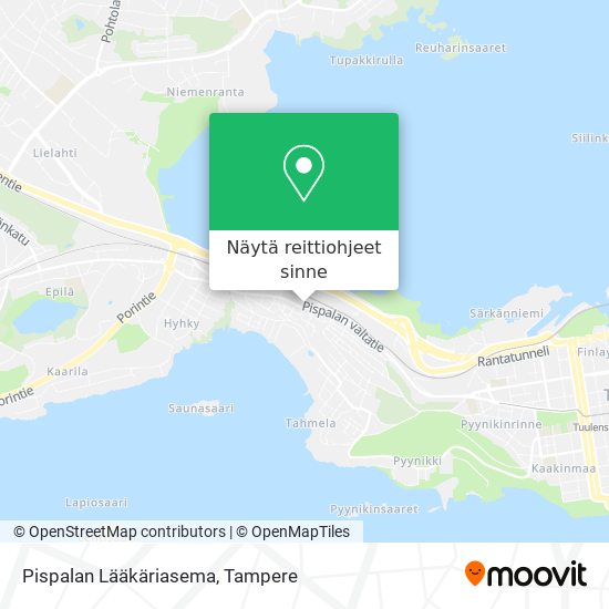 Pispalan Lääkäriasema kartta