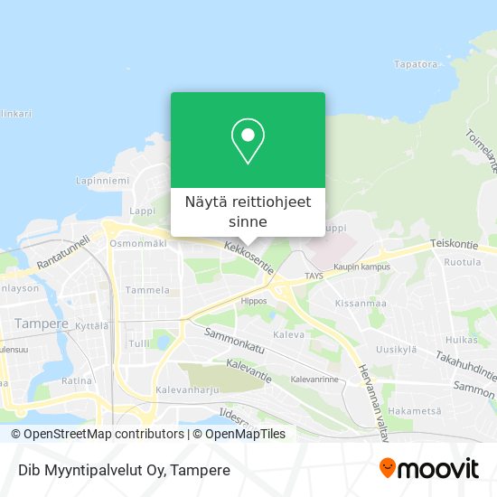 Dib Myyntipalvelut Oy kartta
