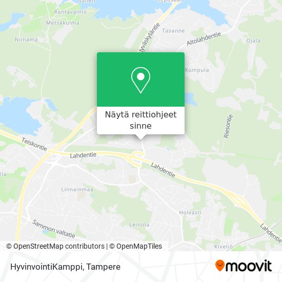 HyvinvointiKamppi kartta