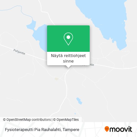 Fysioterapeutti Pia Rauhalahti kartta
