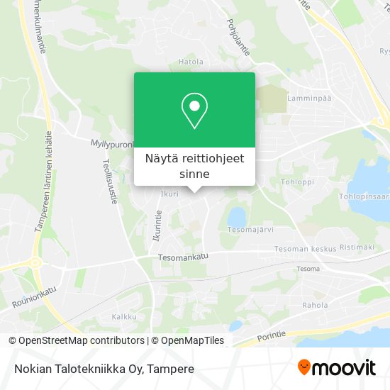 Nokian Talotekniikka Oy kartta