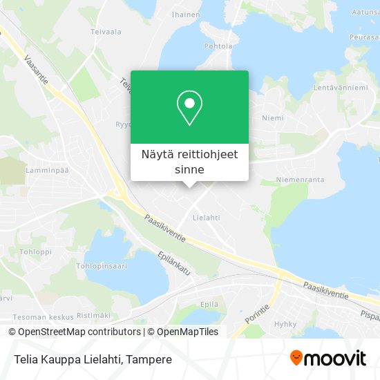 Telia Kauppa Lielahti kartta
