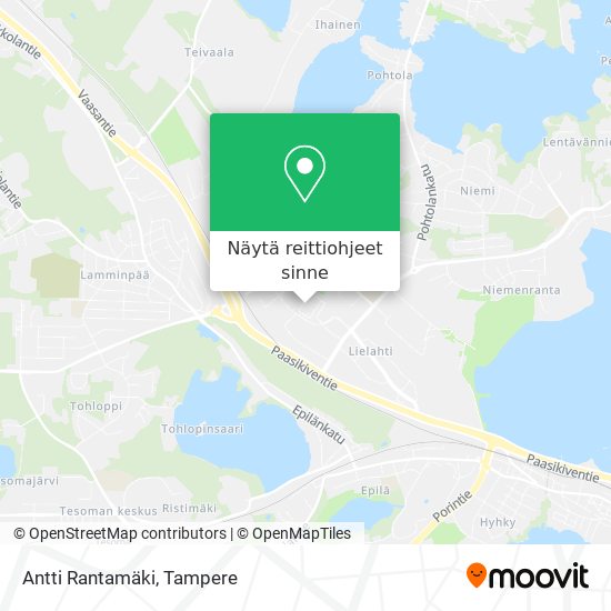 Antti Rantamäki kartta