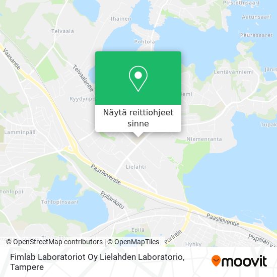 Fimlab Laboratoriot Oy Lielahden Laboratorio kartta