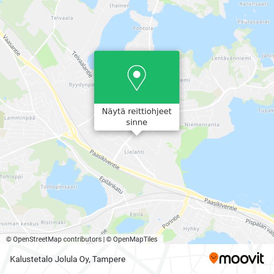 Kalustetalo Jolula Oy kartta