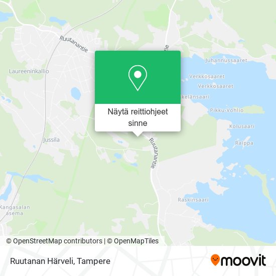 Ruutanan Härveli kartta