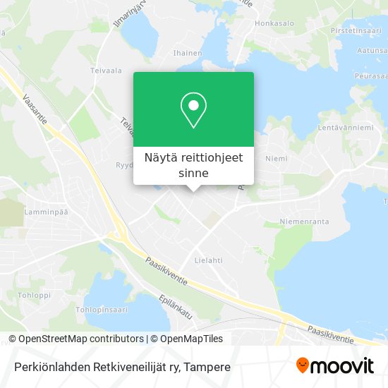 Perkiönlahden Retkiveneilijät ry kartta
