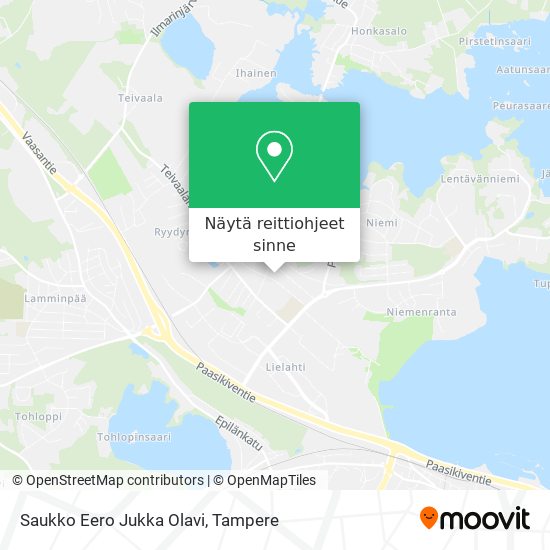 Saukko Eero Jukka Olavi kartta