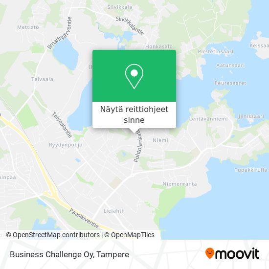 Business Challenge Oy kartta