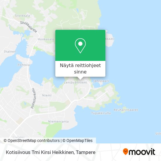 Kotisiivous Tmi Kirsi Heikkinen kartta