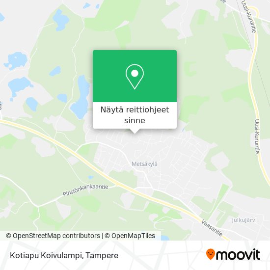 Kotiapu Koivulampi kartta