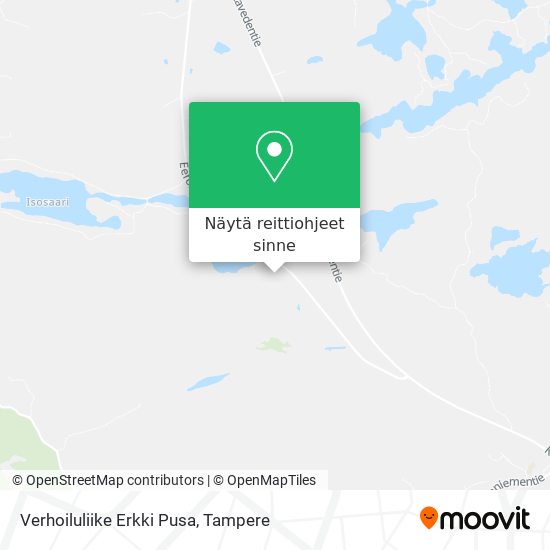 Verhoiluliike Erkki Pusa kartta