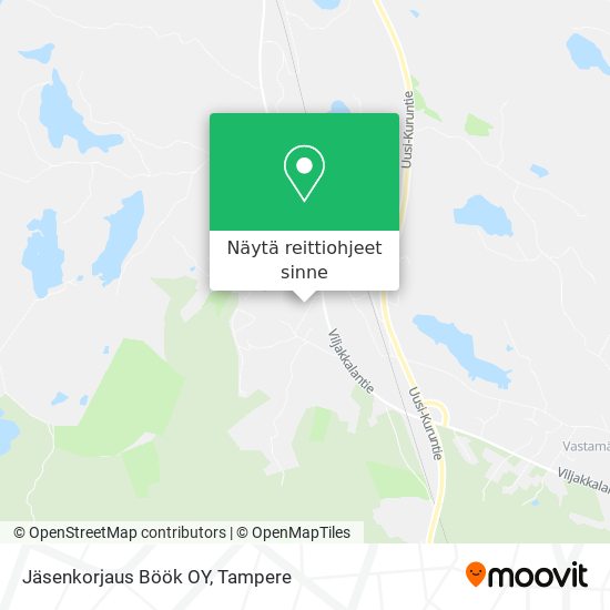 Jäsenkorjaus Böök OY kartta