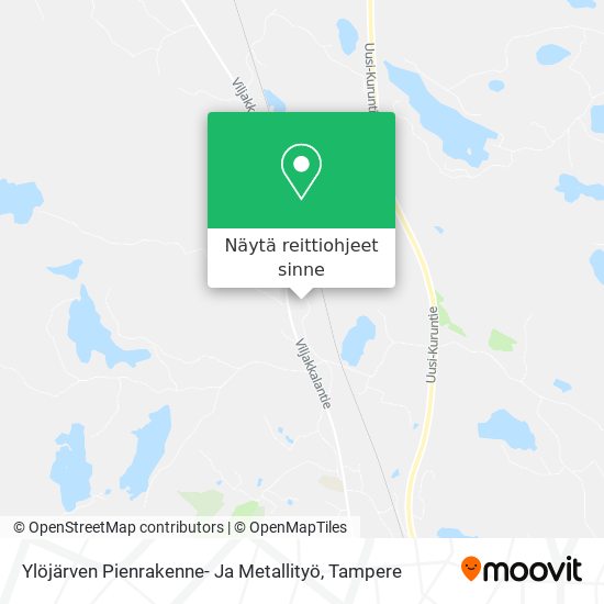 Ylöjärven Pienrakenne- Ja Metallityö kartta
