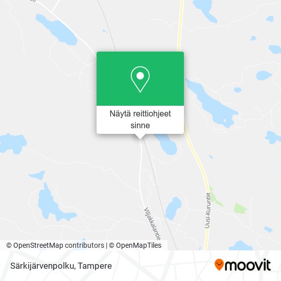 Särkijärvenpolku kartta