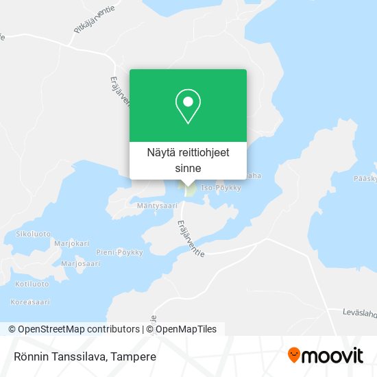Rönnin Tanssilava kartta