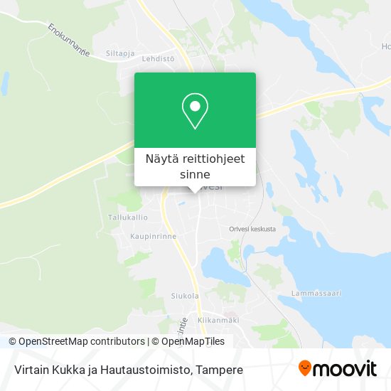 Virtain Kukka ja Hautaustoimisto kartta