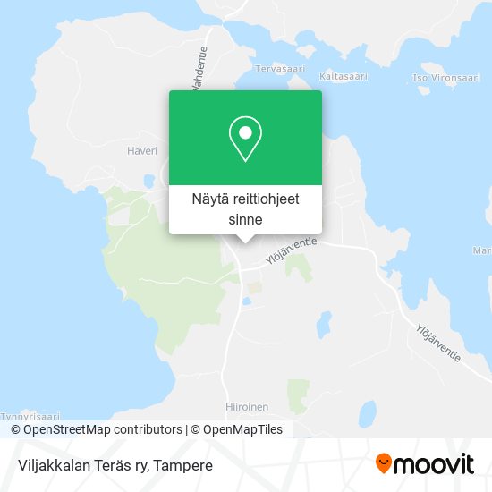 Viljakkalan Teräs ry kartta