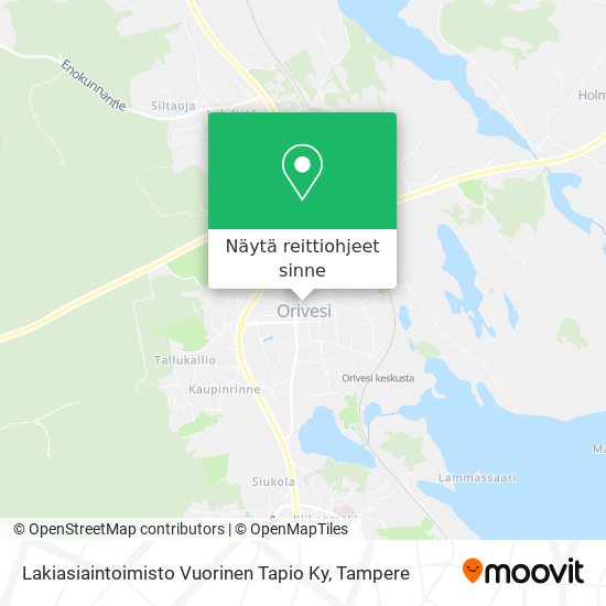 Lakiasiaintoimisto Vuorinen Tapio Ky kartta