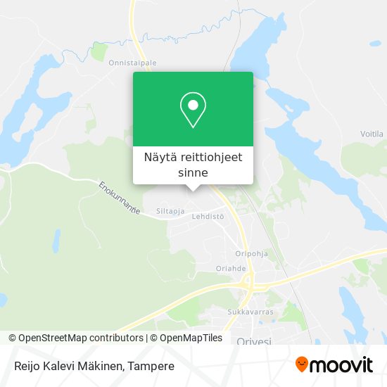 Reijo Kalevi Mäkinen kartta