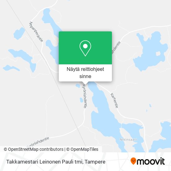 Takkamestari Leinonen Pauli tmi kartta