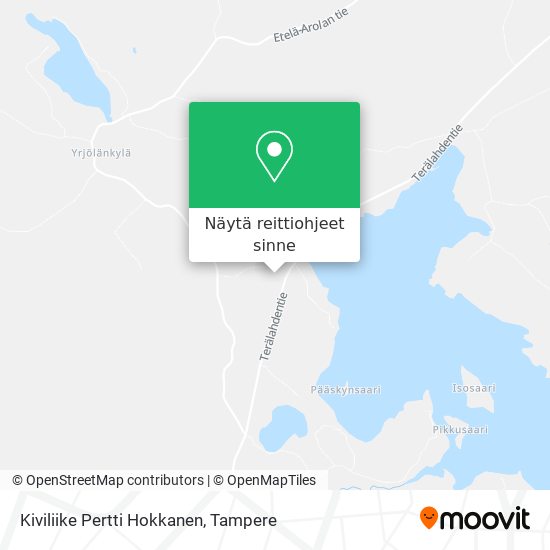 Kiviliike Pertti Hokkanen kartta