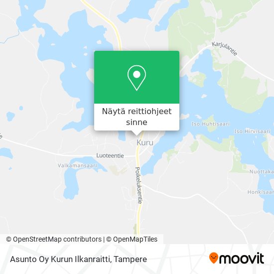Asunto Oy Kurun Ilkanraitti kartta