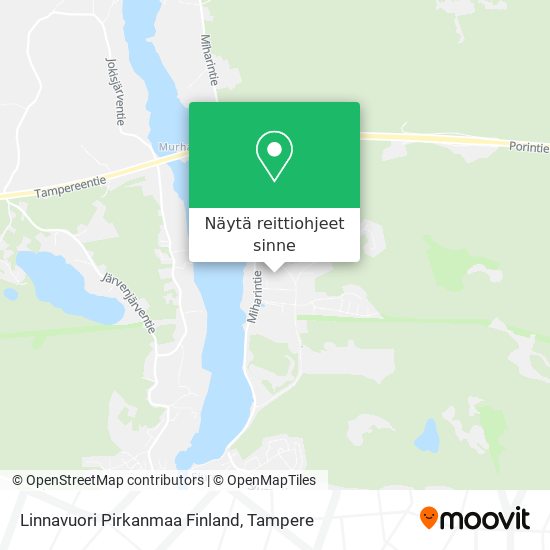 Linnavuori Pirkanmaa Finland kartta