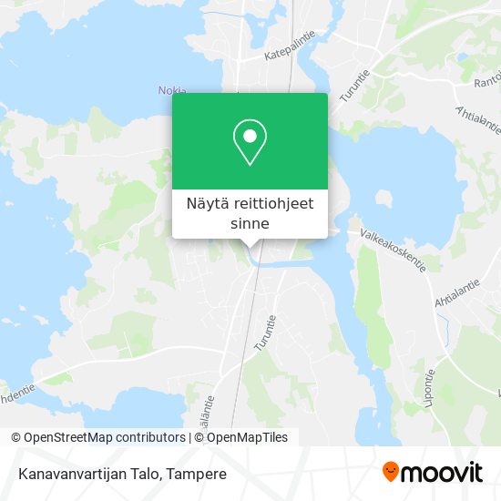 Kanavanvartijan Talo kartta