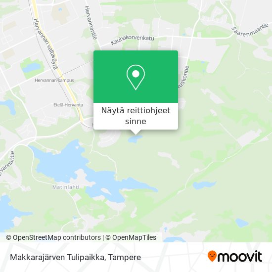 Makkarajärven Tulipaikka kartta