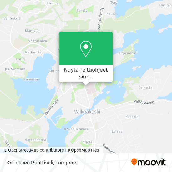 Kerhiksen Punttisali kartta