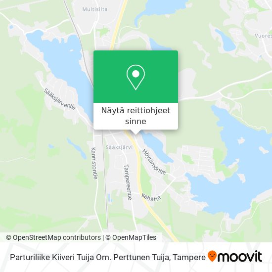 Parturiliike Kiiveri Tuija Om. Perttunen Tuija kartta