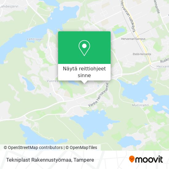 Tekniplast Rakennustyömaa kartta