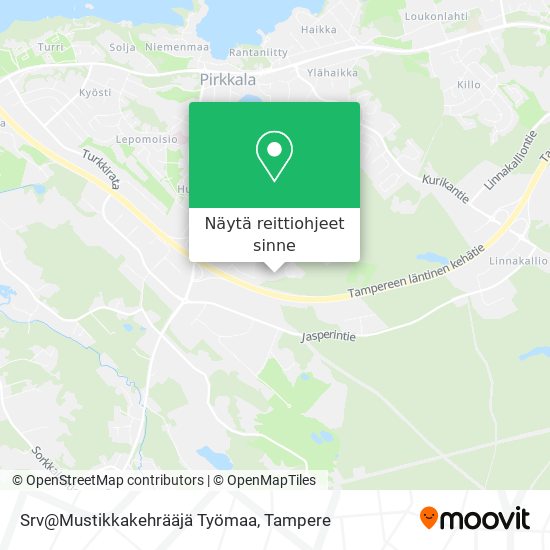 Srv@Mustikkakehrääjä Työmaa kartta