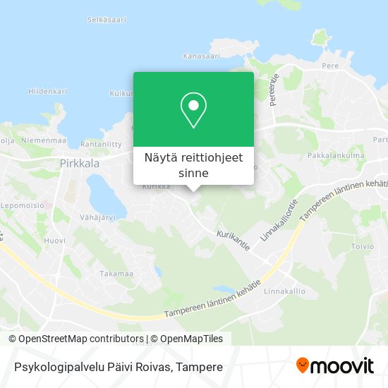 Psykologipalvelu Päivi Roivas kartta