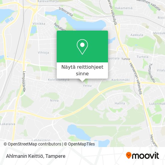 Ahlmanin Keittiö kartta