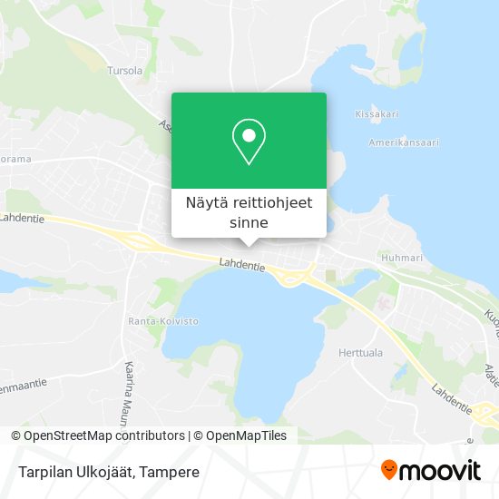 Tarpilan Ulkojäät kartta