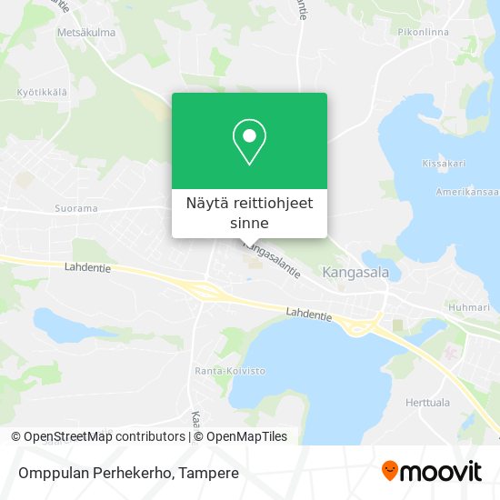 Omppulan Perhekerho kartta