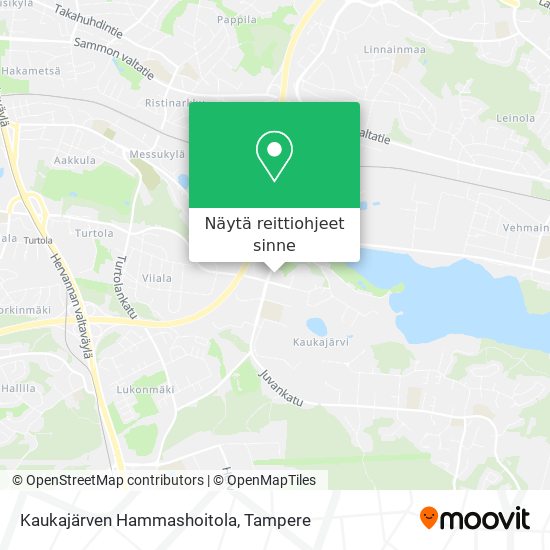 Kaukajärven Hammashoitola kartta