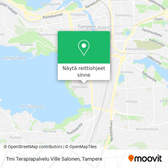 Tmi Terapiapalvelu Ville Salonen kartta