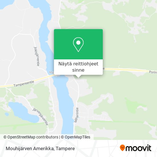Mouhijärven Amerikka kartta